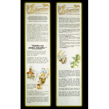 Coffret Libertine Originale 70cl verres et cuillères côtés