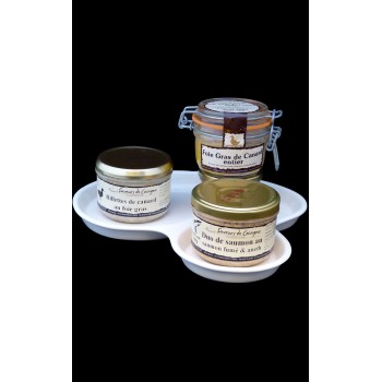 Assiette festive foie gras...