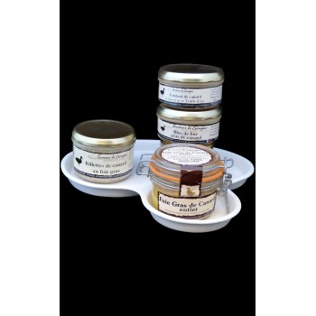 Assiette festive foie gras...