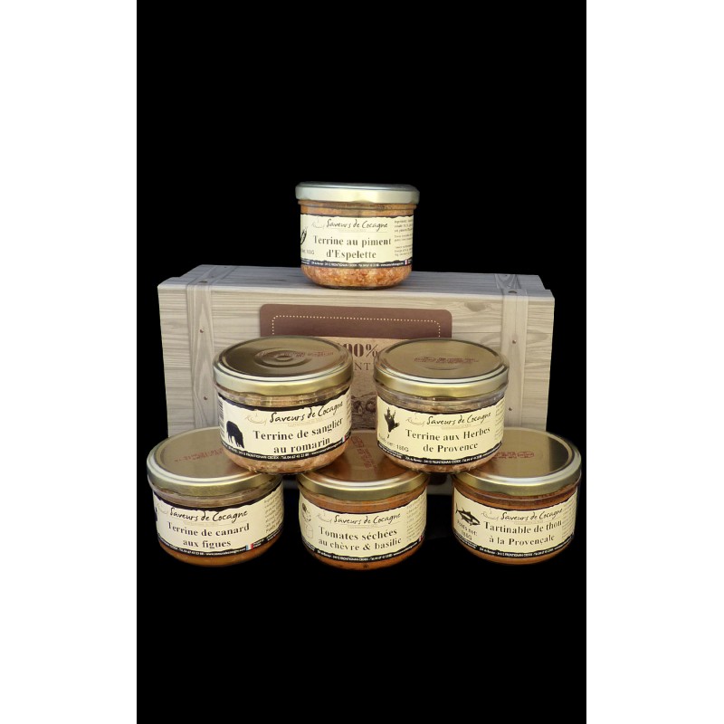 Coffret authentique 6 terrines du Sud