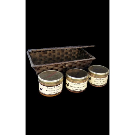 Coffret 3 terrines canard n°2