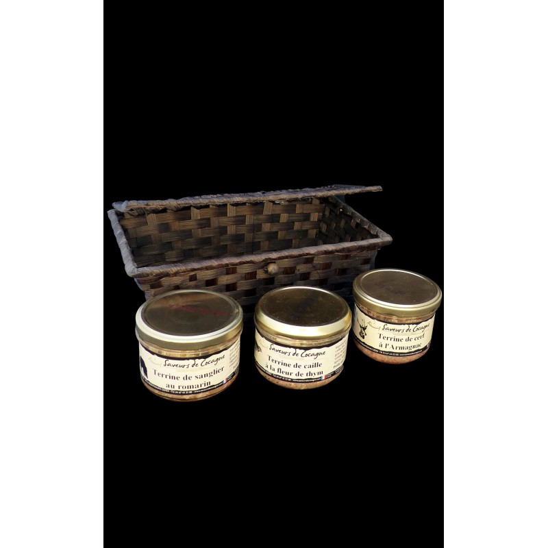 Coffret 3 terrines gibier n°2