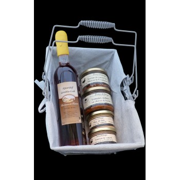 Panier métal apéro festif