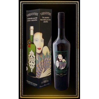 Coffret cadeau Fée Verte Versinthe édition 20 ans 70cl