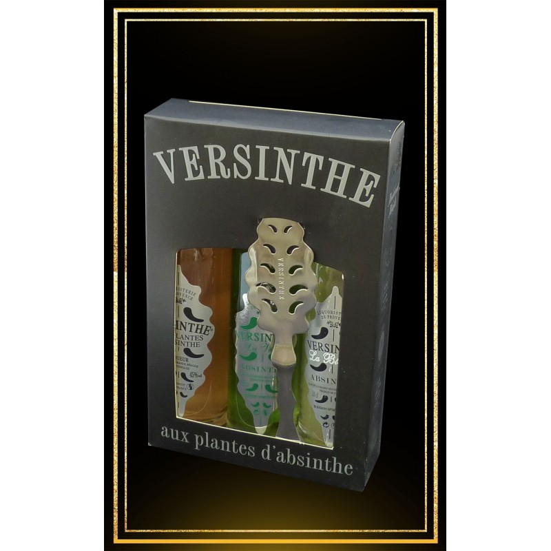 Coffret Les 3 Absinthes "Versinthe"